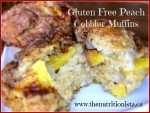 Life changing gluten free peach cobbler muffins. Via @bcnutritionista