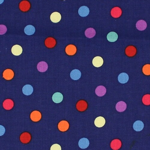 Celebrations Party Medium Spots Navy Multi 3105