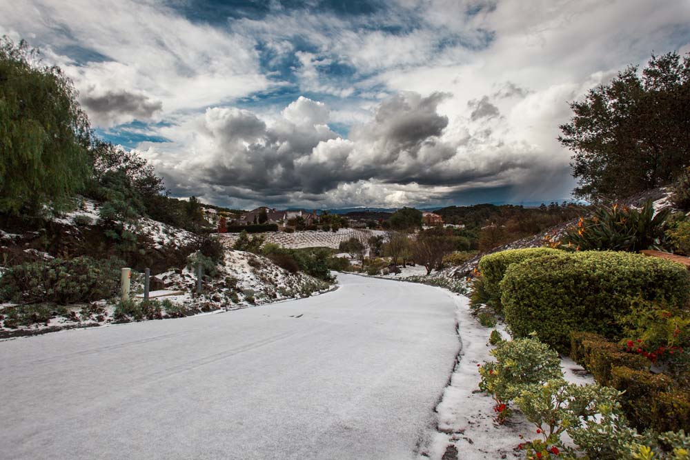 Hail In Temecula ©Abram Goglanian