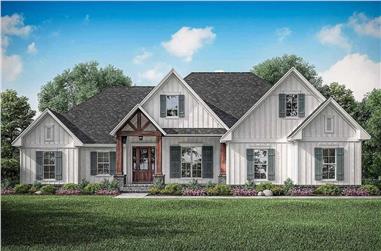 3-Bedroom, 2358 Sq Ft Farmhouse House - Plan #142-1213 - Front Exterior