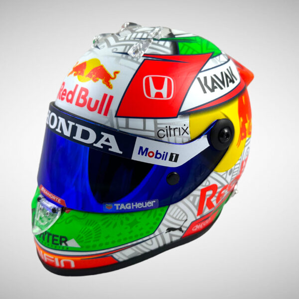 Sergio Pérez 2021 Mexican GP 1:2 Mini Helmet - Image 2