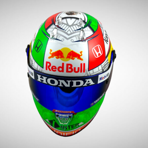 Sergio Pérez 2021 Mexican GP 1:2 Mini Helmet - Image 3