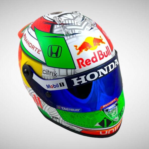 Sergio Pérez 2021 Mexican GP 1:2 Mini Helmet - Image 4