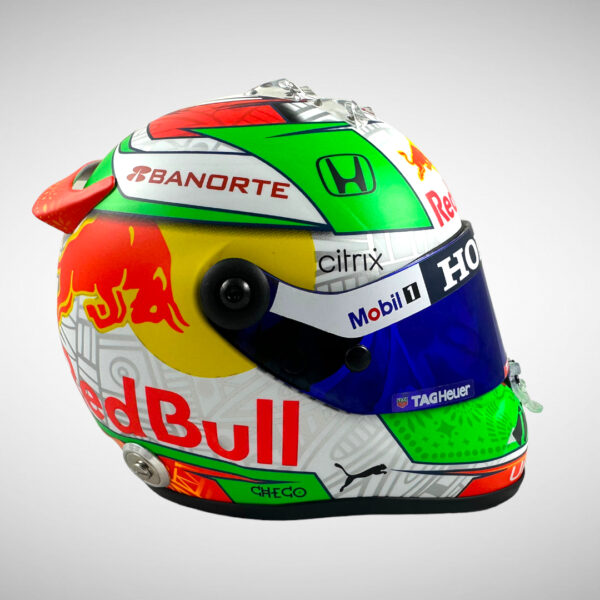 Sergio Pérez 2021 Mexican GP 1:2 Mini Helmet - Image 5