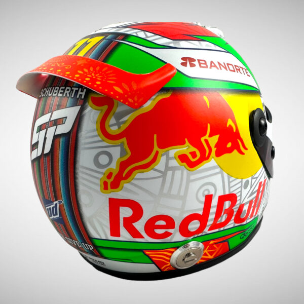 Sergio Pérez 2021 Mexican GP 1:2 Mini Helmet - Image 6