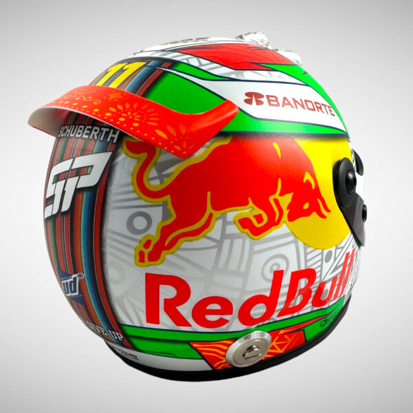 Sergio Pérez 2021 Mexican GP 1:2 Mini Helmet - Image 7