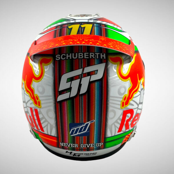 Sergio Pérez 2021 Mexican GP 1:2 Mini Helmet - Image 8