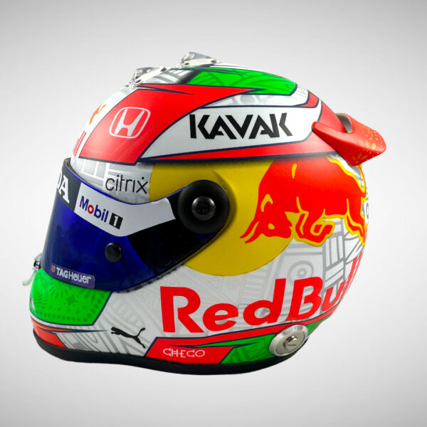 Sergio Pérez 2021 Mexican GP 1:2 Mini Helmet - Image 10