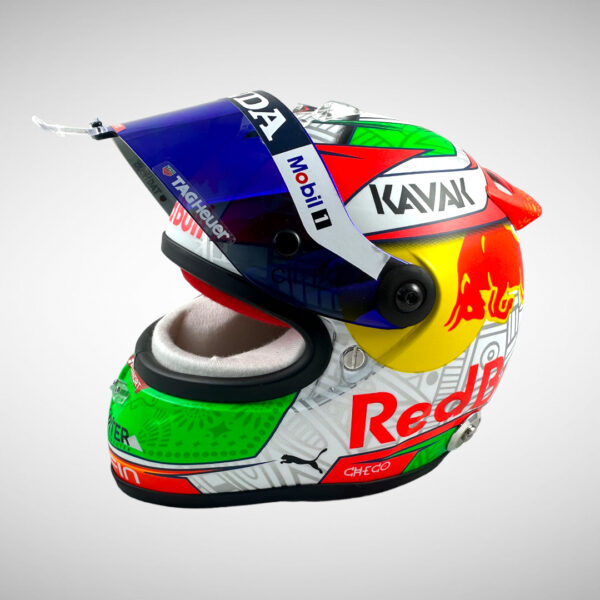 Sergio Pérez 2021 Mexican GP 1:2 Mini Helmet - Image 11