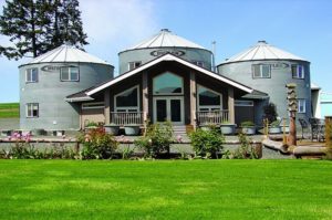 Recycled Old Grain Bins Converted into a Bed and Breakfast