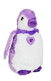 Plush Purple Penguin with Heart