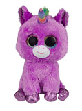 Large Purple Unicorn with Rainbow Horn 