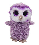 Small Plush Purple Fuzzy Owl