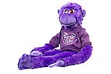 Hanging Plush Purple Monkey with The Purple Store at Pike Place Market Hoodie