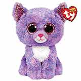 SMALL Speckled Plush Light Purple Cat