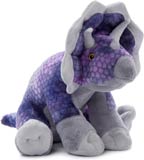 Plush Purple Triceratops