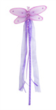 Purple Beaded Dragonfly Fairy Wand