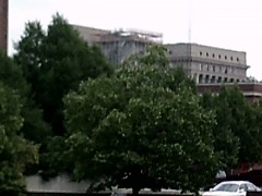 A look at tower from Veteran's Park. 