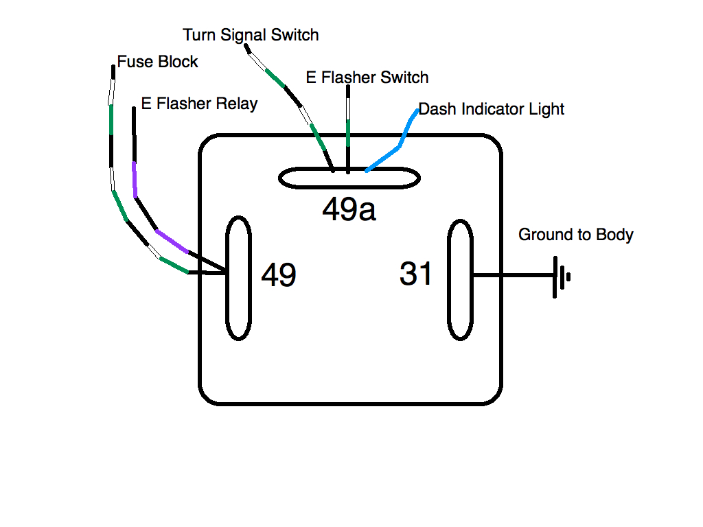 TheSamba.com :: Gallery - 3-Prong Relay Diagram?