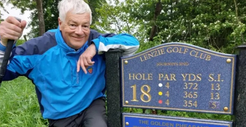 Golfer Phil Booth is celebrating playing every registered Scottish course