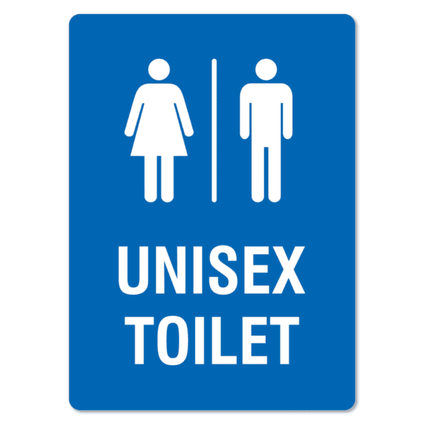 Unisex Toilet Sign