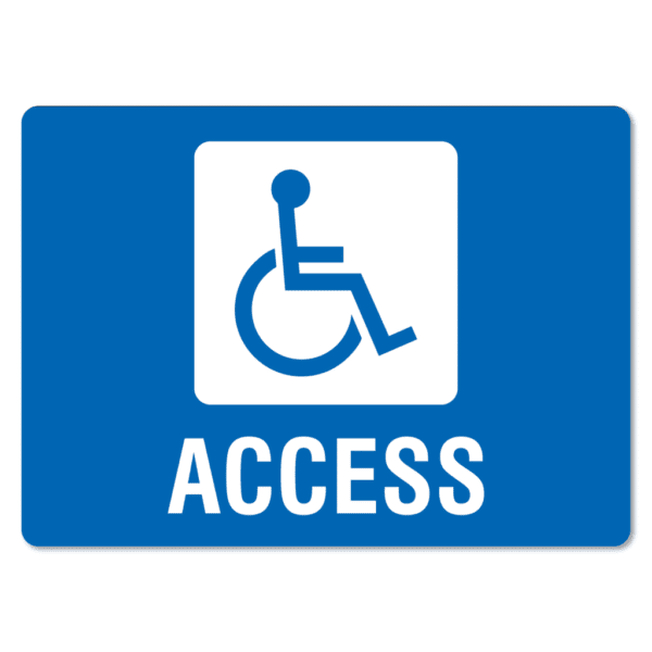 Wheelchair Access Sign