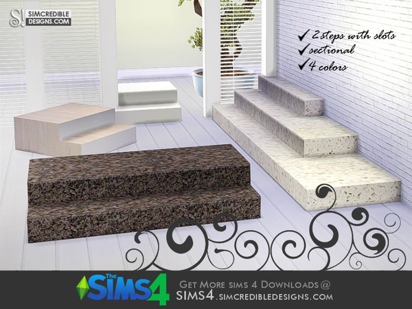 The Sims Resource - Natural Stone 2 steps