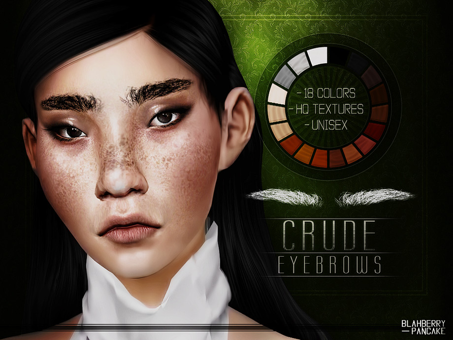 The Sims Resource - Crude Eyebrows