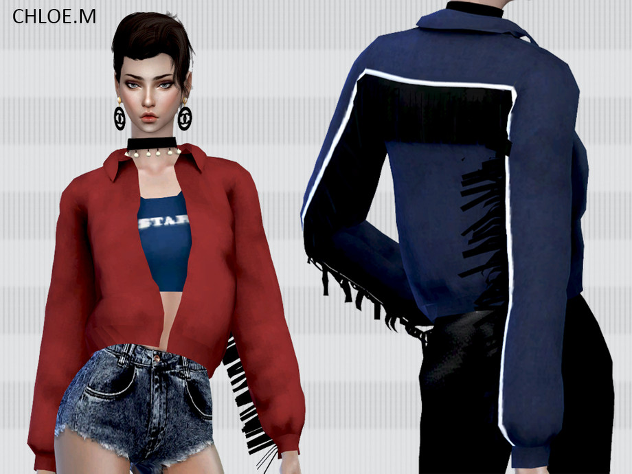 Sims 4 Fringe Jacket