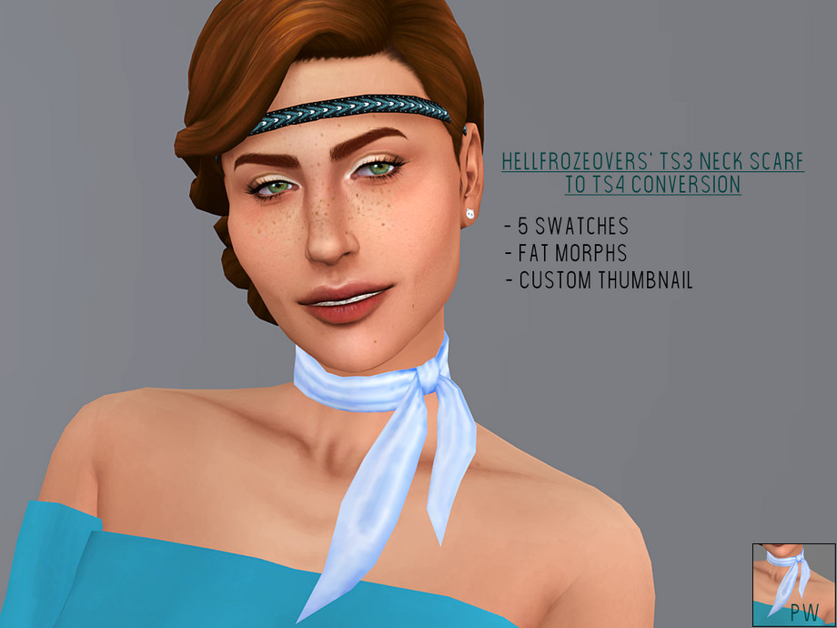 Sims 4 Scarf CC