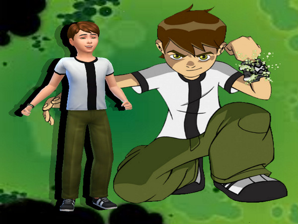 The Sims Resource - Ben 10 Top Children