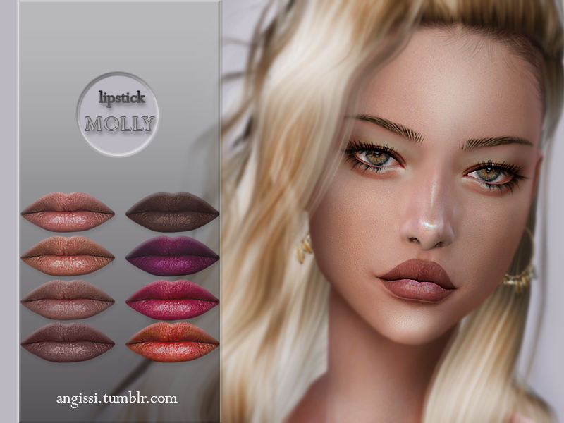 The Sims Resource - lipstick MOLLY