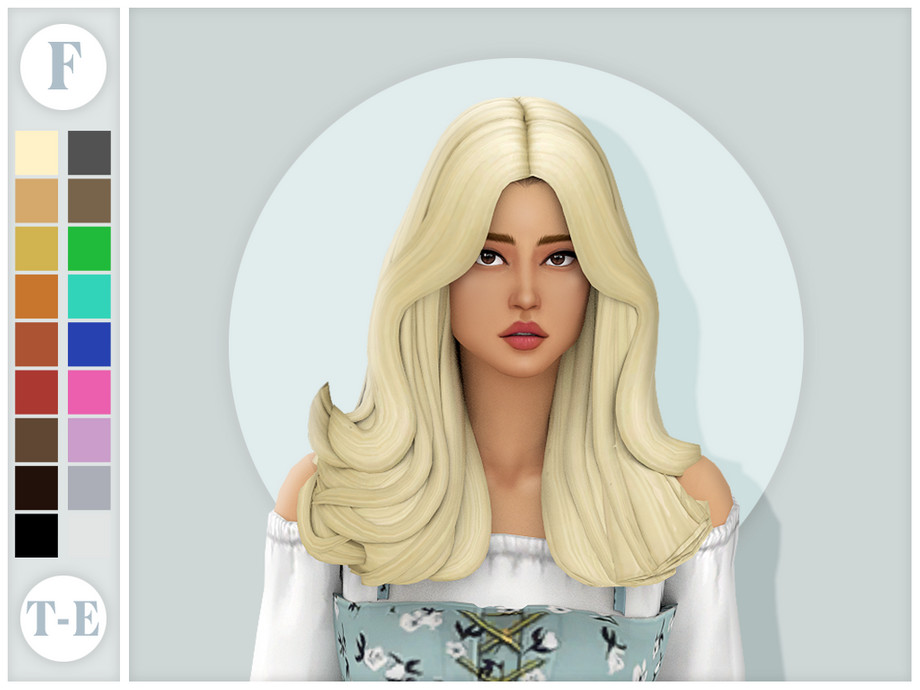 Sims 4 Clay Hair CC