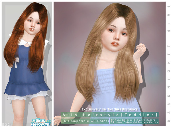 The Sims Resource - Alia Hairstyle [Toddler]