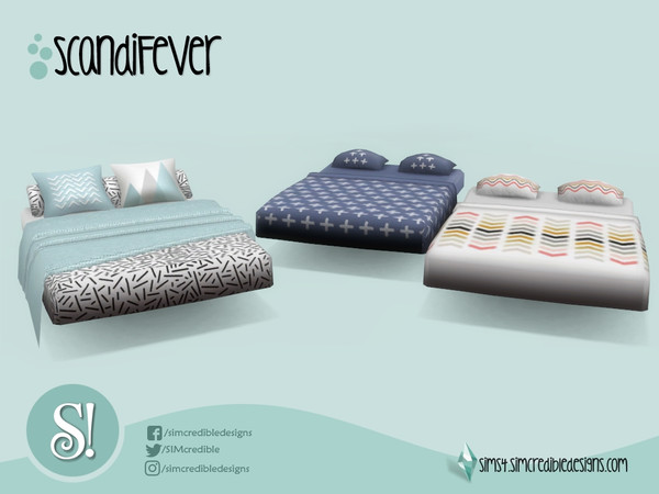 The Sims Resource - ScandiFever Bed mattress