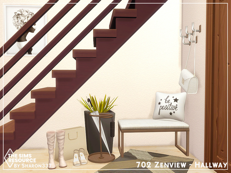 The Sims Resource - 702 Zenview - Hallway - TSR CC Only