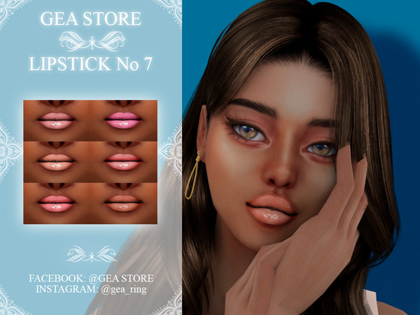 The Sims Resource - Lipstick No7