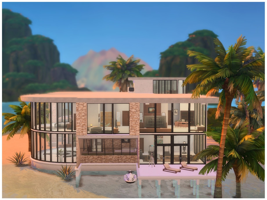 The Sims Resource - MM Modern Beach House