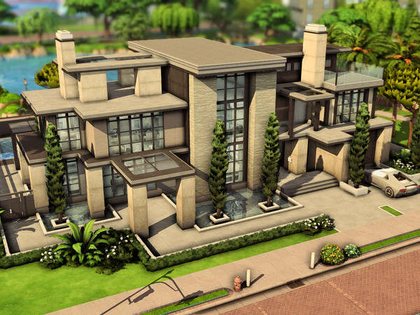 The Sims Resource - Modern Luxe Mansion