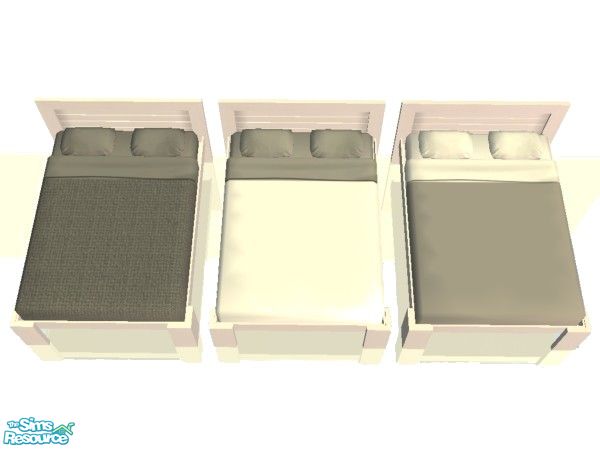 The Sims Resource - Bedding in Storm Set