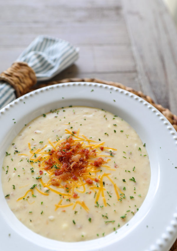 Slow Cooker Instant Pot Potato Soup Recipe