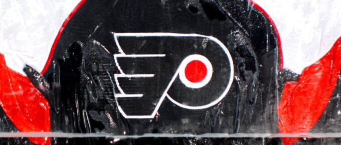 Philadelphia Flyers jersey in an ice block in front the Molson center of Montreal Canadians for the 57e All stars game on January 24 2009 in Montreal Canada.