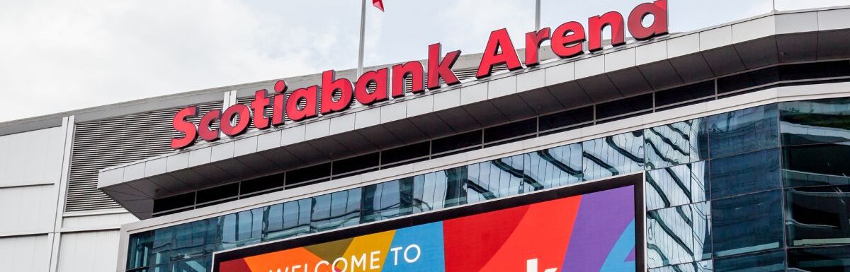 The Scotiabank Arena, former Air Canada Centre in Toronto, Canada.