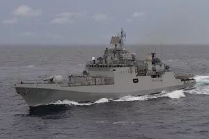 INS Tushil in Senegal as part of operational deployment