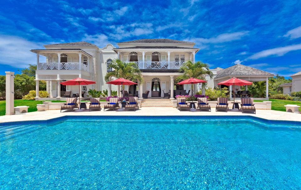  The Rooneys own this spectacular villa in Barbados, which they rent out to wealthy guests