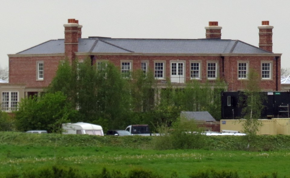  The impressive new pad, featuring two man-made fishing lakes and an orangery, is nearing completion