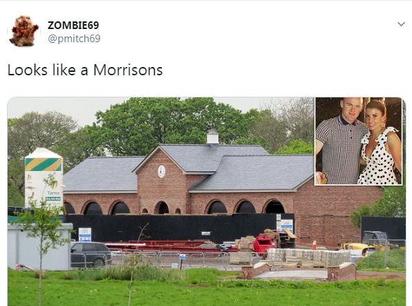  Social media users have compared the Rooneys' new property to a supermarket