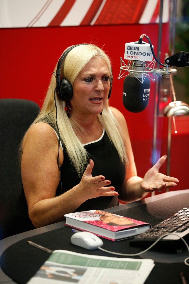 Vanessa Feltz was one of just three women on the top ten list of BBC earners