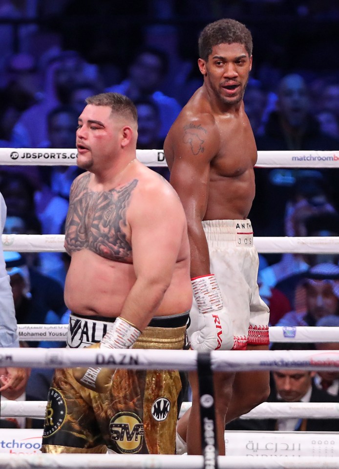 Ruiz Jr was hugely overweight in his rematch with AJ