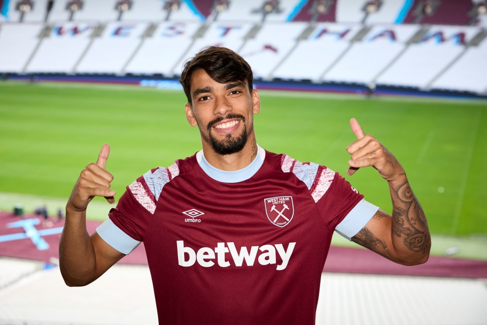 Brazilian midfielder Paqueta will wear the No11 jersey at the London Stadium